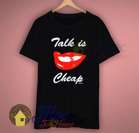 adidas talk is cheap t shirt
